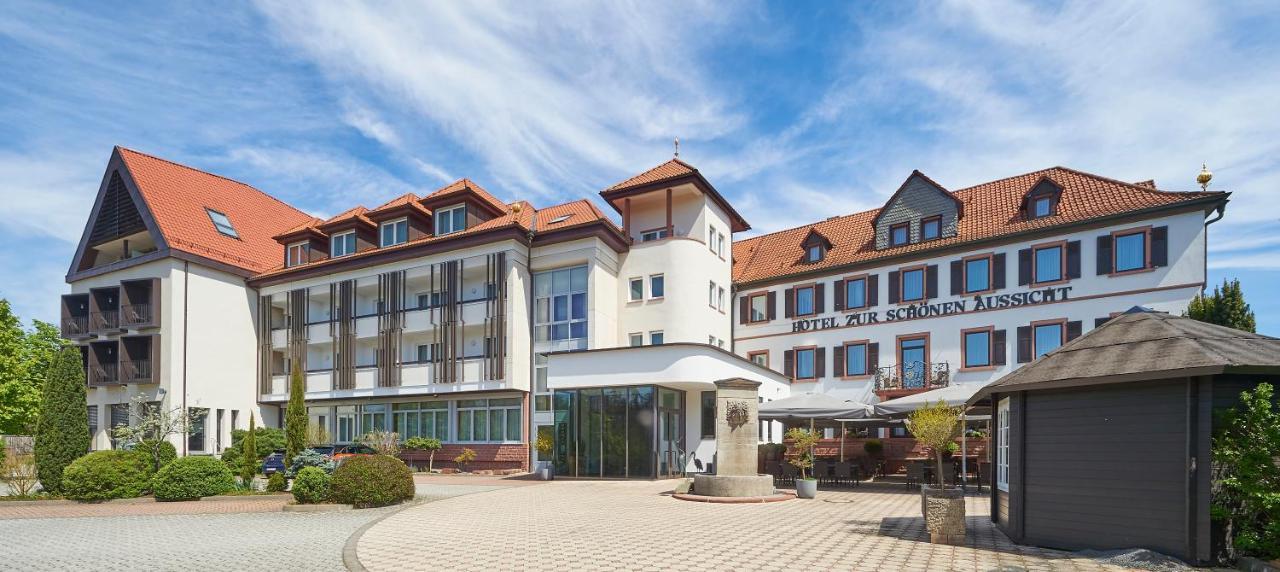 Hotel Zur Schoenen Aussicht Marktheidenfeld Exterior foto