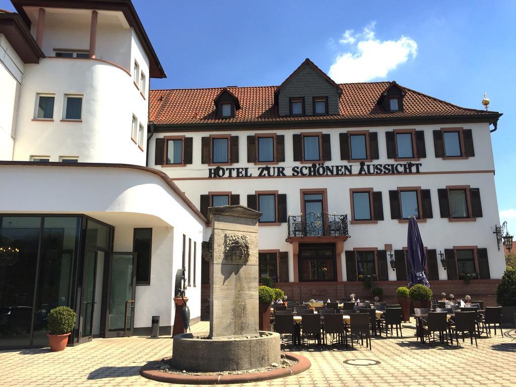 Hotel Zur Schoenen Aussicht Marktheidenfeld Exterior foto