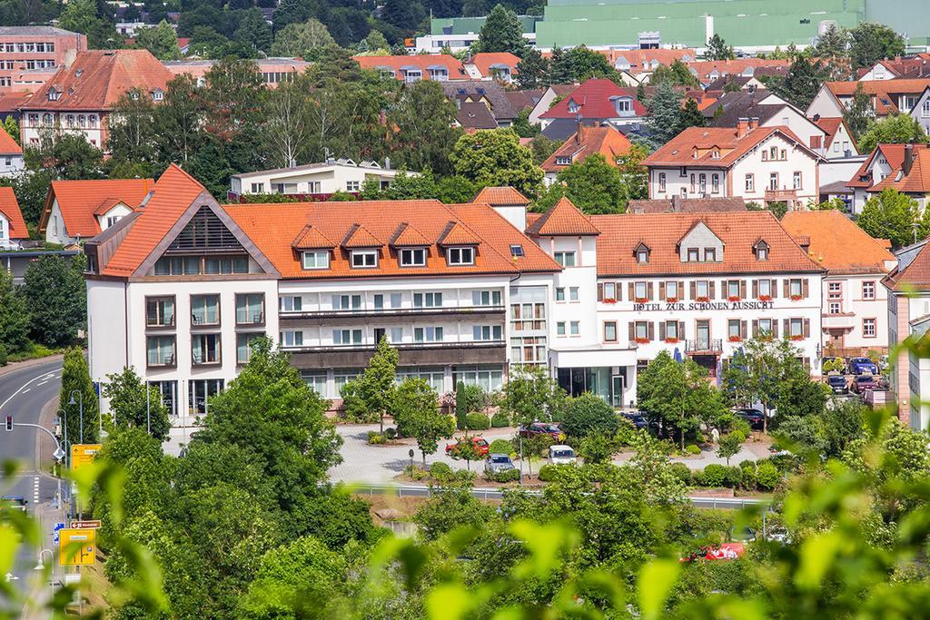 Hotel Zur Schoenen Aussicht Marktheidenfeld Exterior foto